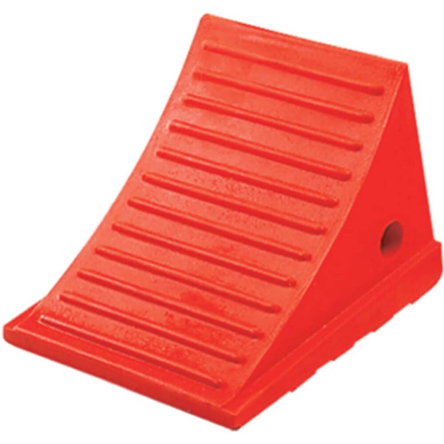 Checkers Monster Roadblock 2 lbs. Wheel Chock, Orange