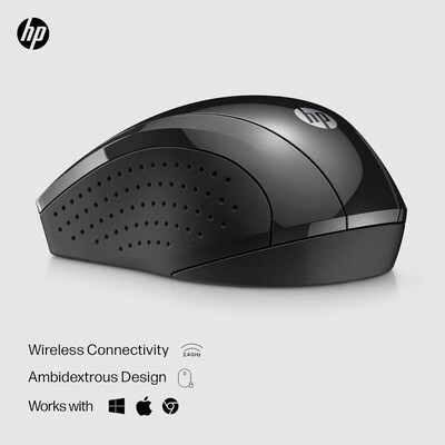 HP X3000 G3 Wireless Ergonomic Ambidextrous Optical Gaming Mouse, Black (683N7AA#ABL)