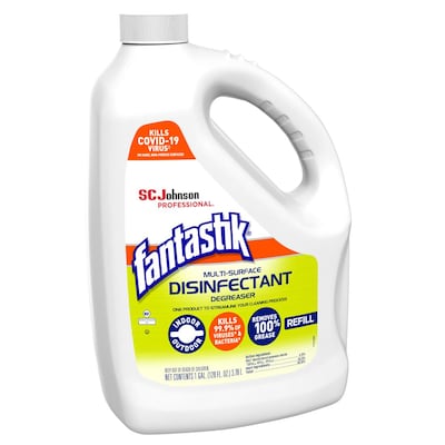 Fantastik Multi-Surface Disinfectant Degreaser, Fresh Scent, 1 gal., 4/Carton (311930)