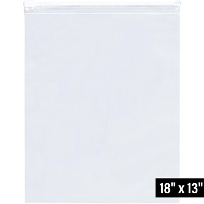 13 x 18 Gusseted Poly Bags, Bags on a Roll, 3 Mil, Clear, 250/Carton (PB5230)