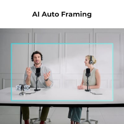 OBSBOT Meet 2 AI-Powered 4K Webcam, Gray (OWB-2311-CE)