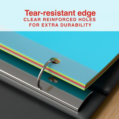 Staples Tab Writable Dividers, Multicolor, Large, 5 Tab Set (13512/23180)