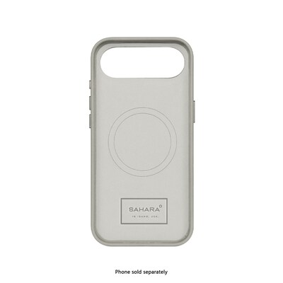 SaharaCase Indy Series MagSafe Compatible Phone Case for iPhone 17 Air, Shock Absorbing, Sand Gray (CP00958)