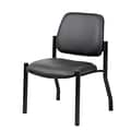 Boss Armless Guest and Reception Area Chair, Black (B9595AM-BK)