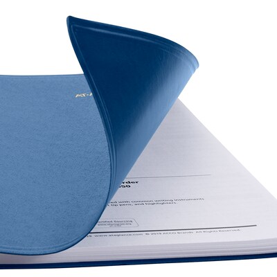 2026 AT-A-GLANCE 7" x 8.75" Monthly Planner, Faux Leather Cover, Blue (70-124-20-26)