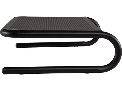 Staples® Metal Monitor Stand, Black, 4"H x 14"W x 11"D