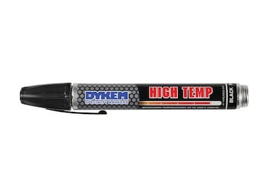 DYKEM High Temp 44 Valve Action Paint Marker, Medium Tip, Black (44250)