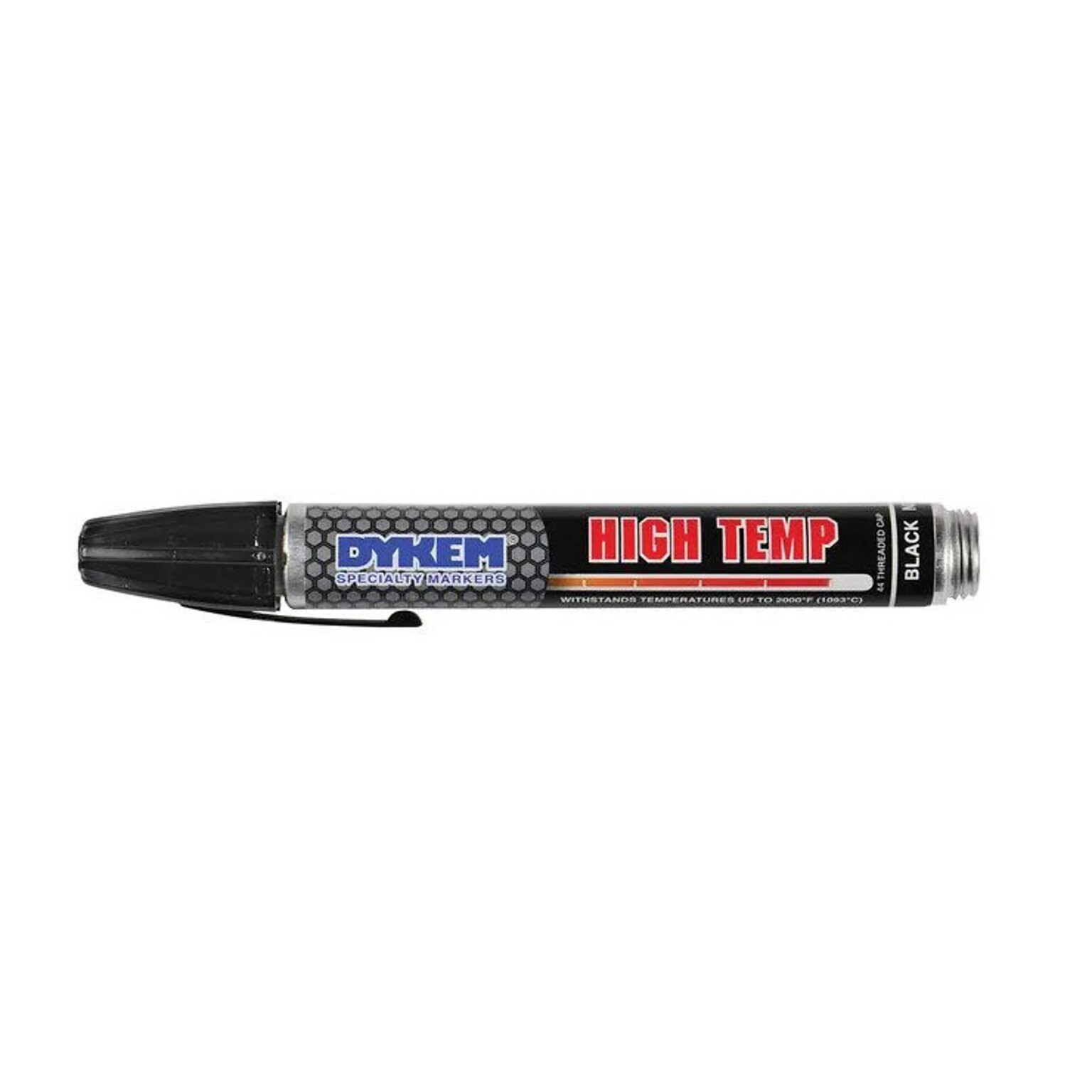 DYKEM High Temp 44 Valve Action Paint Marker, Medium Tip, Black (44250)