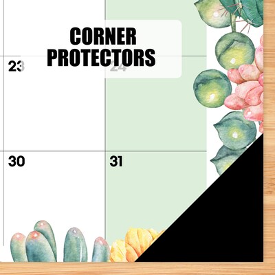 2026 Willow Creek Succulents 17" x 12" Monthly Desk Pad Calendar (57162X)