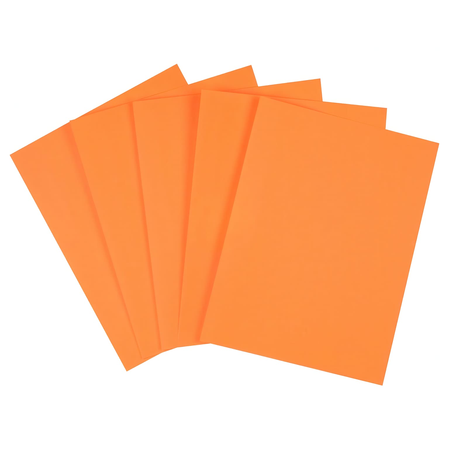 Staples Brights Multipurpose Colored Paper, 20 lbs., 8.5 x 11, Orange, 500/Ream (25208)