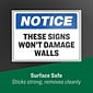 Avery Surface Safe Laser/Inkjet Label Safety Signs, 7" x 10", White, 1 Label/Sheet, 15 Sheets/Pack (61515)