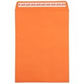 JAM Paper Self Seal Catalog Envelope, 9 x 12, Orange, 50/Pack (185747509I)