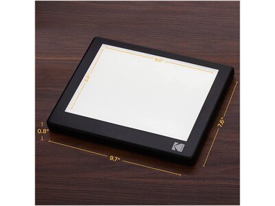 Kodak LED Light Box, Black (RODLLP8X6)