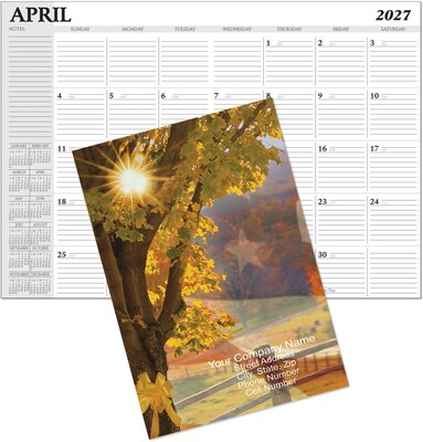 Custom HDI Monthly Desk Planner 7x10
