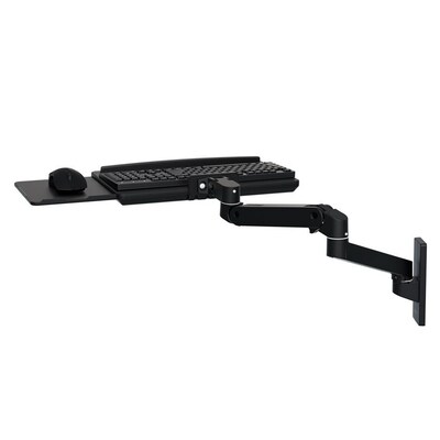 Ergotron LX Pro Adjustable Wall Mount Full-Sized Keyboard Arm, Black (45-685-292)