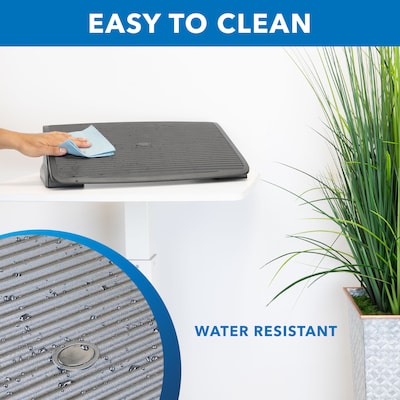 Mount-It! Tilt Adjustable Footrest, Black (MI-7804)