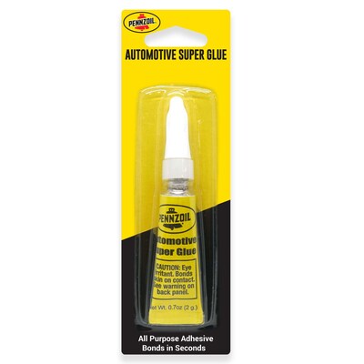 Pennzoil Automotive Super Glue,  0.7 oz., 12/Pack, 24 Packs/Carton (14299)