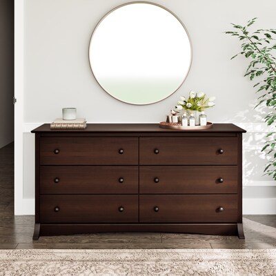 Prepac Fremont 29" 6-Drawer Dresser, Espresso (EDC-6330-K)