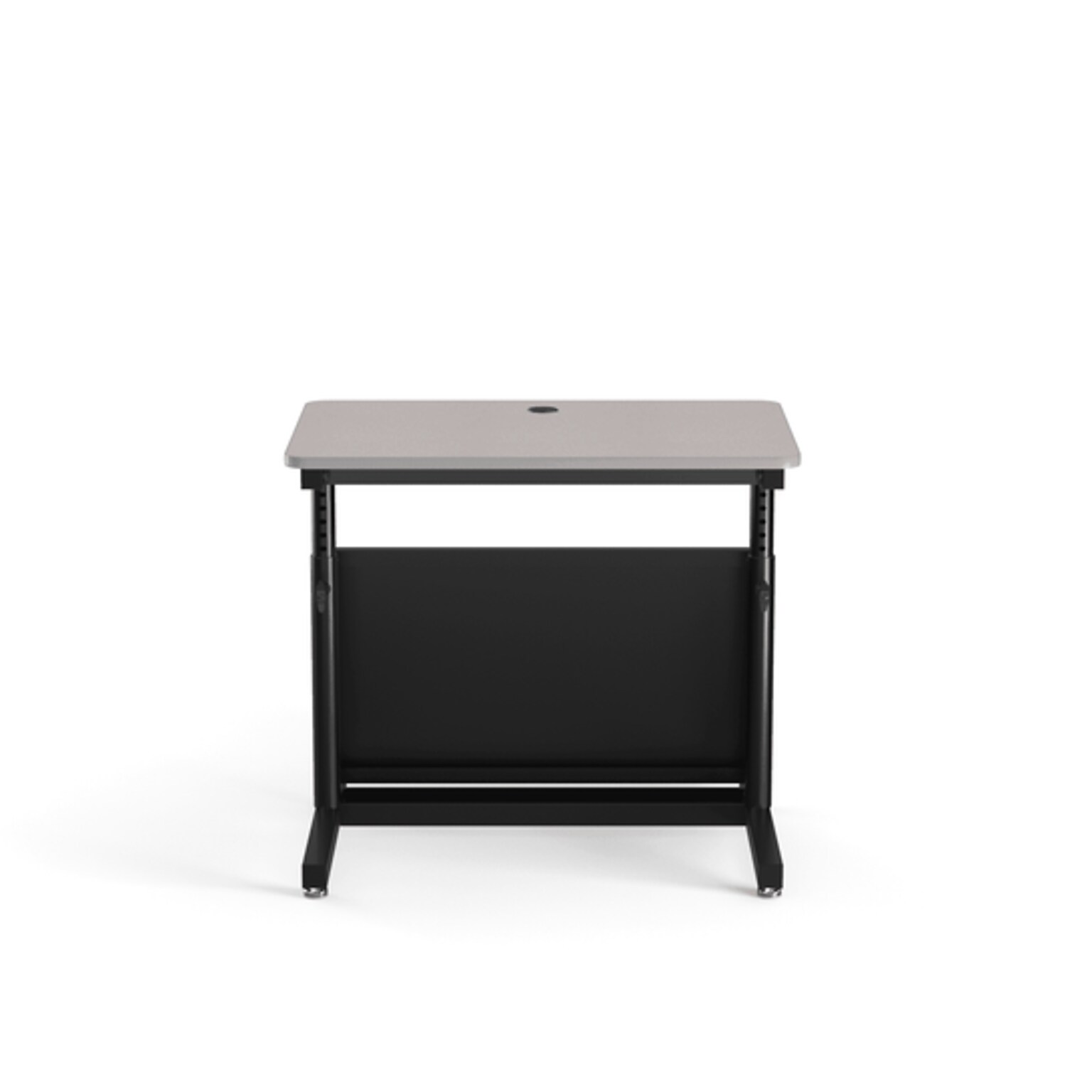 VersaDesk Deluxe 36W Manual Adjustable Standing Computer Table, Grey/Black (CTL3624-BG)