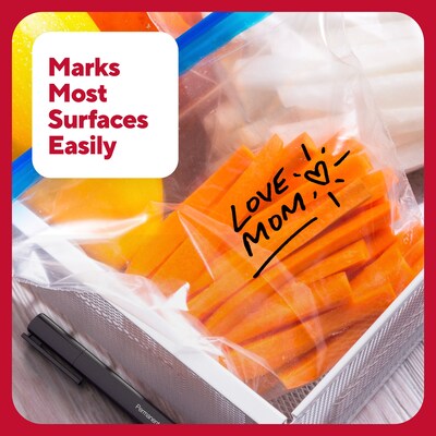 TRU RED™ Permanent Marker, Fine Tip, Assorted, 12/Pack (TR54530)