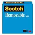 Scotch® Removable Invisible Tape, 1/2 x 36 yds., 1 Roll (T9631811)