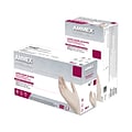Ammex Professional GPPFT Powder Free Latex Exam Gloves, Ivory, Medium, 100/Box (GPPFT44100)