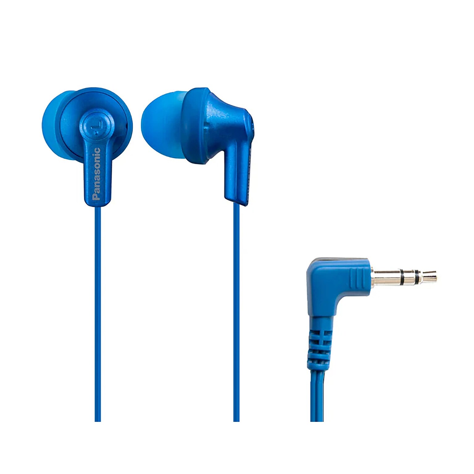 Panasonic ErgoFit Earbuds, Metallic Blue (RP-HJE120-AA)