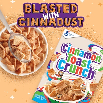 Cinnamon Toast Crunch Cinnamon Sugar Cereal, 2 oz., 6/Box (13897)