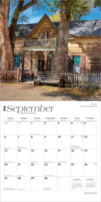 2026 BrownTrout Big Sky Country Montana Places 12" x 12" Monthly Wall Calendar (9798330702466)