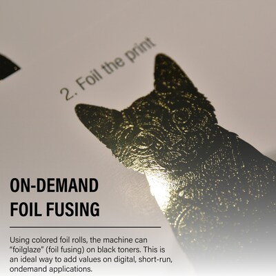 MBM Foilglazer II Automatic Laminator & Foil Fuser, Paper Size up to 14.3" x 23.6", 16.4 ft/min Laminating Speed (CU0484)