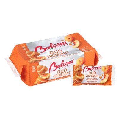 Balconi Duo Croissant Peach and Apricot Croissants, 48/Pack (600-04188)