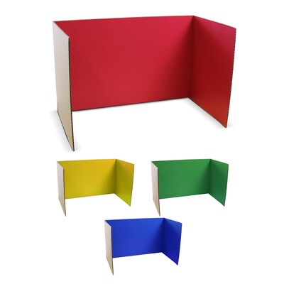 Flipside 18 x 48 Privacy Shield, Assorted, 24/Pack