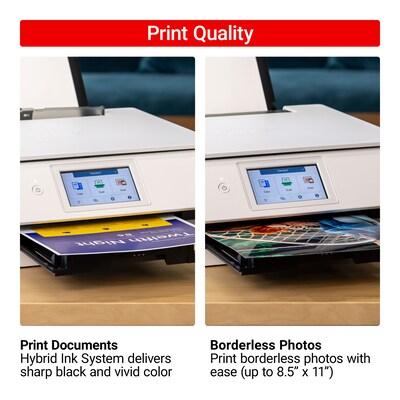 Canon PIXMA TS8820 Wireless Color Inkjet Printer, All-In-One, Print, Scan, Copy (6793C022)