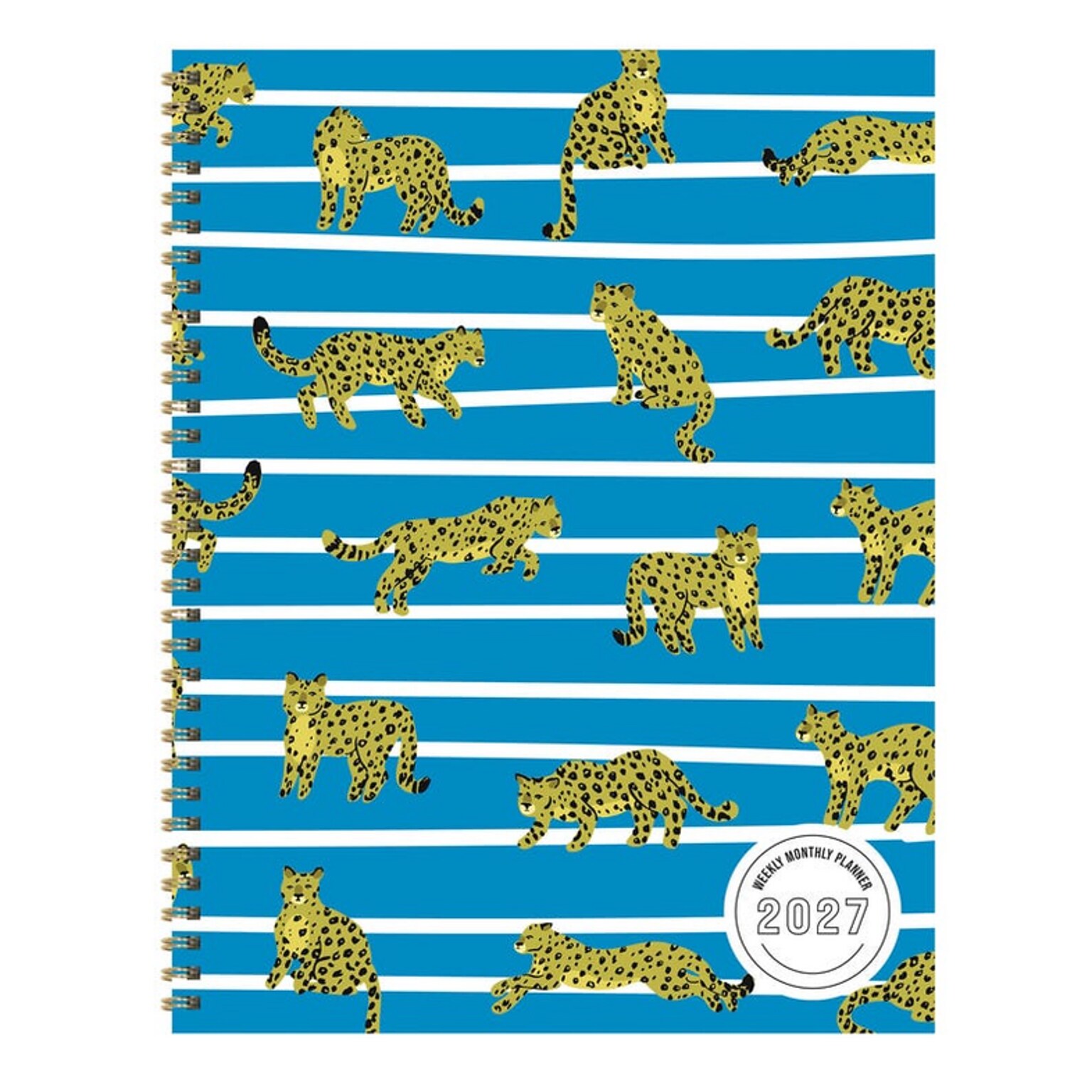 2027 TF Publishing Meow the Line 9 x 11  Weekly & Monthly Standard Planner, Paperboard Cover, Multicolored (27-9706)