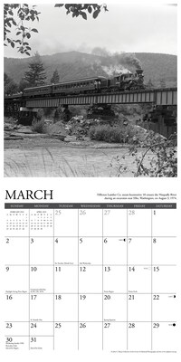 2025 Willow Creek Classic Trains 12" x 12" Monthly Wall Calendar (42465)