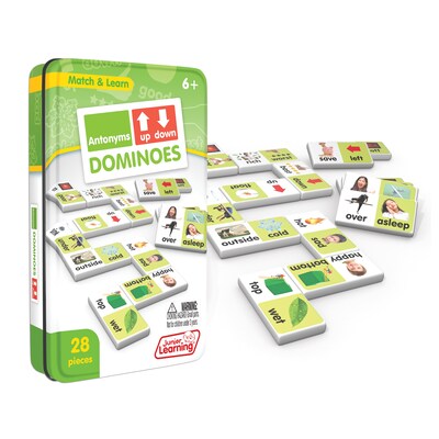Junior Learning Antonyms Match & Learn Dominoes, Pack of 2 (JRL666-2)