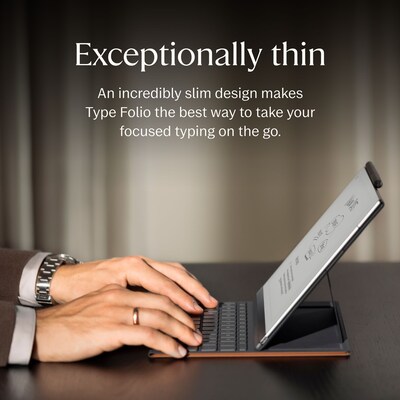 reMarkable 10.3" Type Folio Keyboard for reMarkable 2, Sepia Brown (RM710)