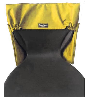 Seat Sack Seat Storage, 9.84" x 9.25" x 11.81", Yellow, 25/Pack (19194)