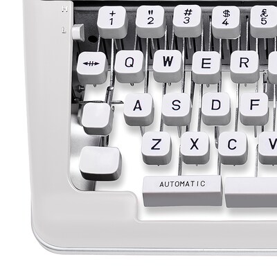 The Oliver Typewriter Company Timeless Manual Typewriter, White (OTTE-1637)