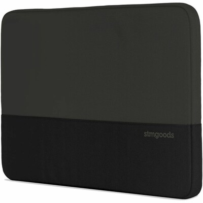 STM Goods Origin 14 Polyester Laptop Sleeve, Shock Absorbing, Black Slate (STM 114 482M 01)