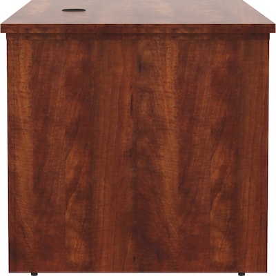 Lorell Essentials Series 60"W Electric Adjustable Standing Desk, Cherry (LLR69570)