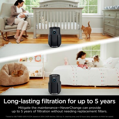 Shark Never Change HEPA Tower Air Purifier, Charcoal Grey (HP152)