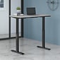 Bush Business Furniture Move 60 Series 48"W Electric Height Adjustable Standing Desk, Platinum Gray/Black Powder (M6S4824PGBK)