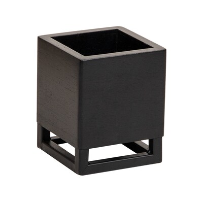 Mind Reader Pen Holder, Black (PENWD-BLK)