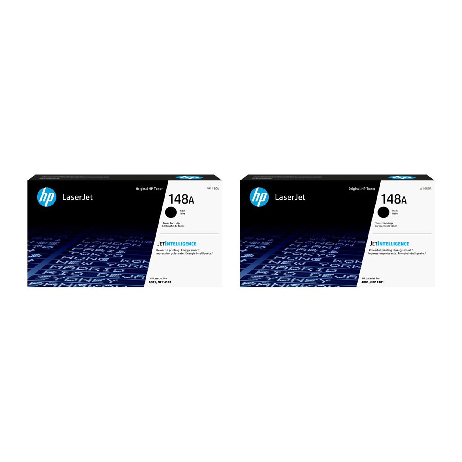 HP 148A Black Standard Yield Toner Cartridges 2-Pack, Prints Up to 2,900 pages