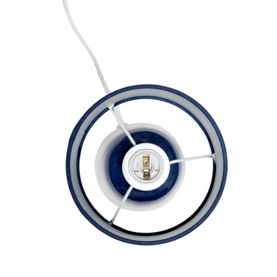 Simple Designs Table Lamp, Navy (LT1134-NAV)