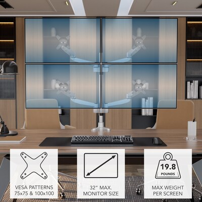 Mount-It! MI-63156 Quad Monitor Desk Mount
