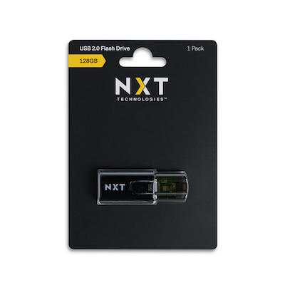 NXT Technologies™ 128GB USB 2.0 Type A Flash Drive, Black (NX61111)