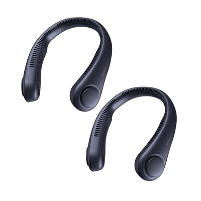 JisuLife Neck Fan, Blue (FNL03ROBU-KIT-2)