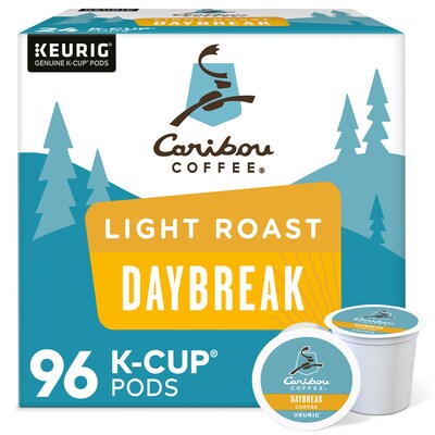 Caribou Coffee Daybreak Morning Blend Coffee Keurig® K-Cup® Pods, Light Roast, 96/Carton (6994)